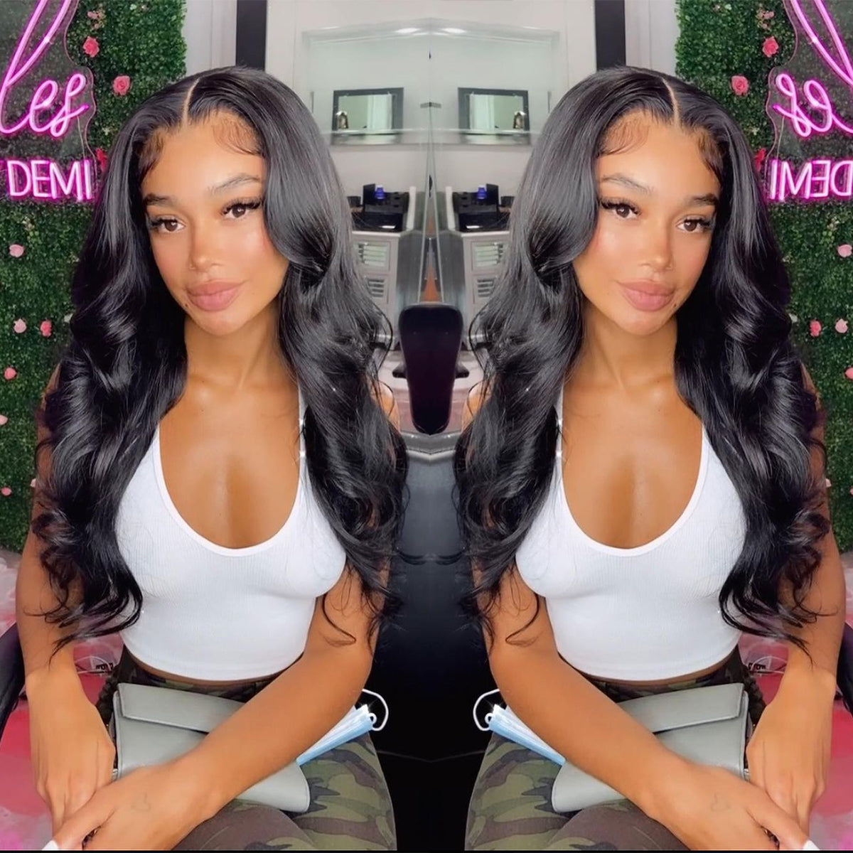 5x5 HD Lace Body Wave Closure Wig