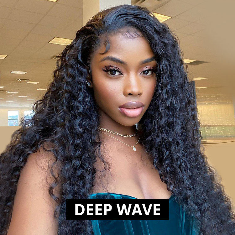 13x6 HD Lace Deep Wave Lace Frontal Wig