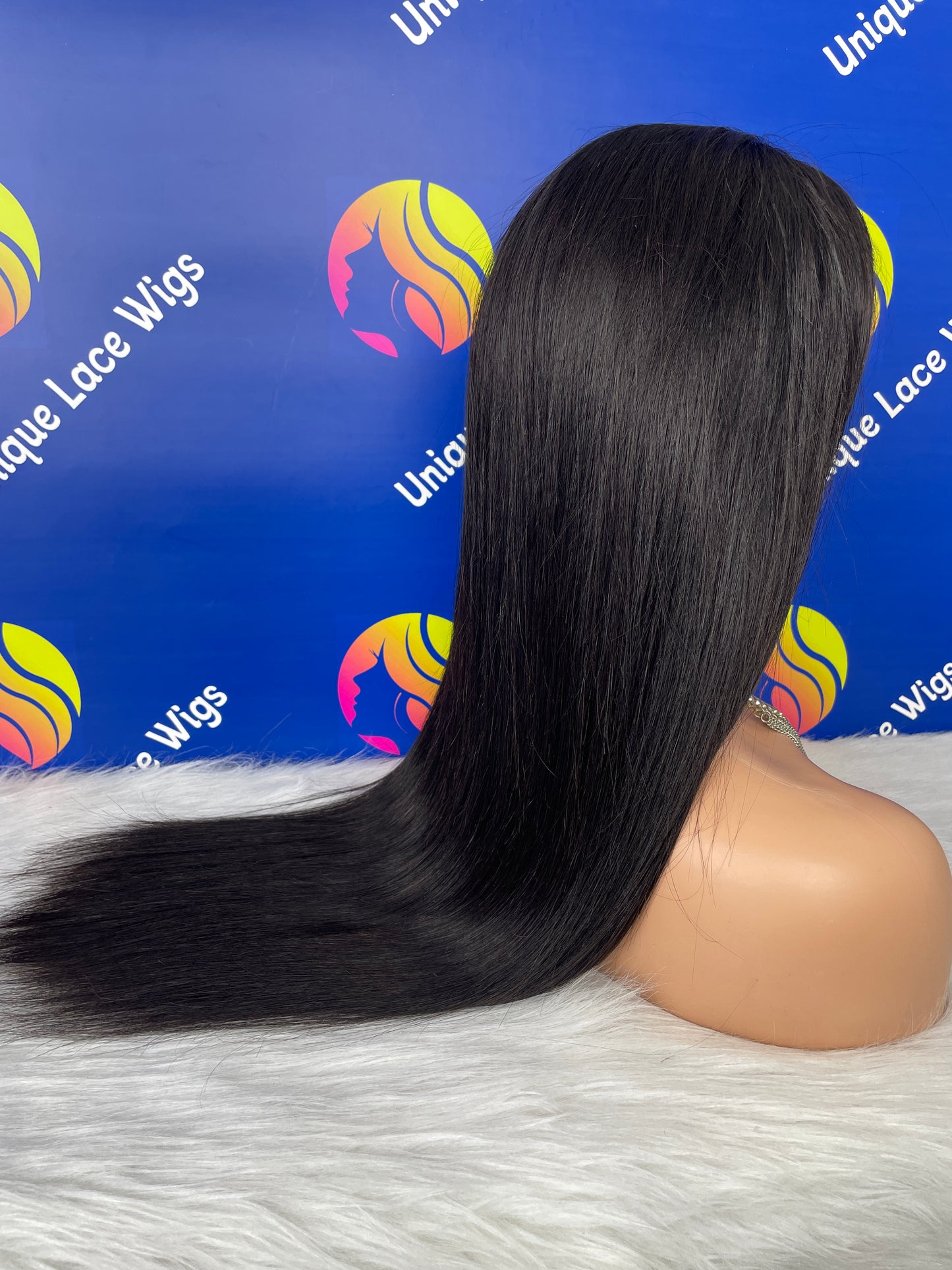 Transparent Lace Straight Full Lace Wigs