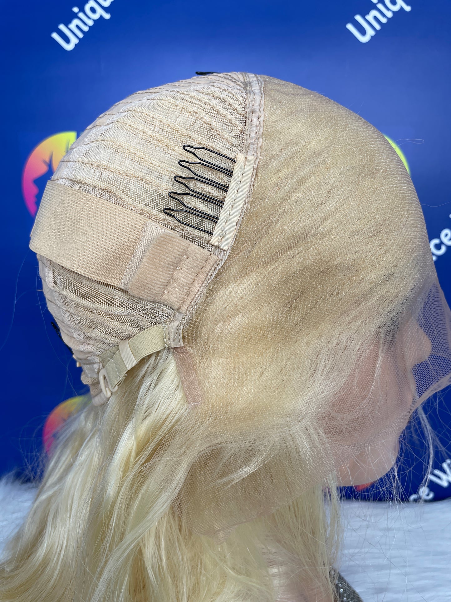 13x6 Straight Lace Frontal Wig Blonde Color 613