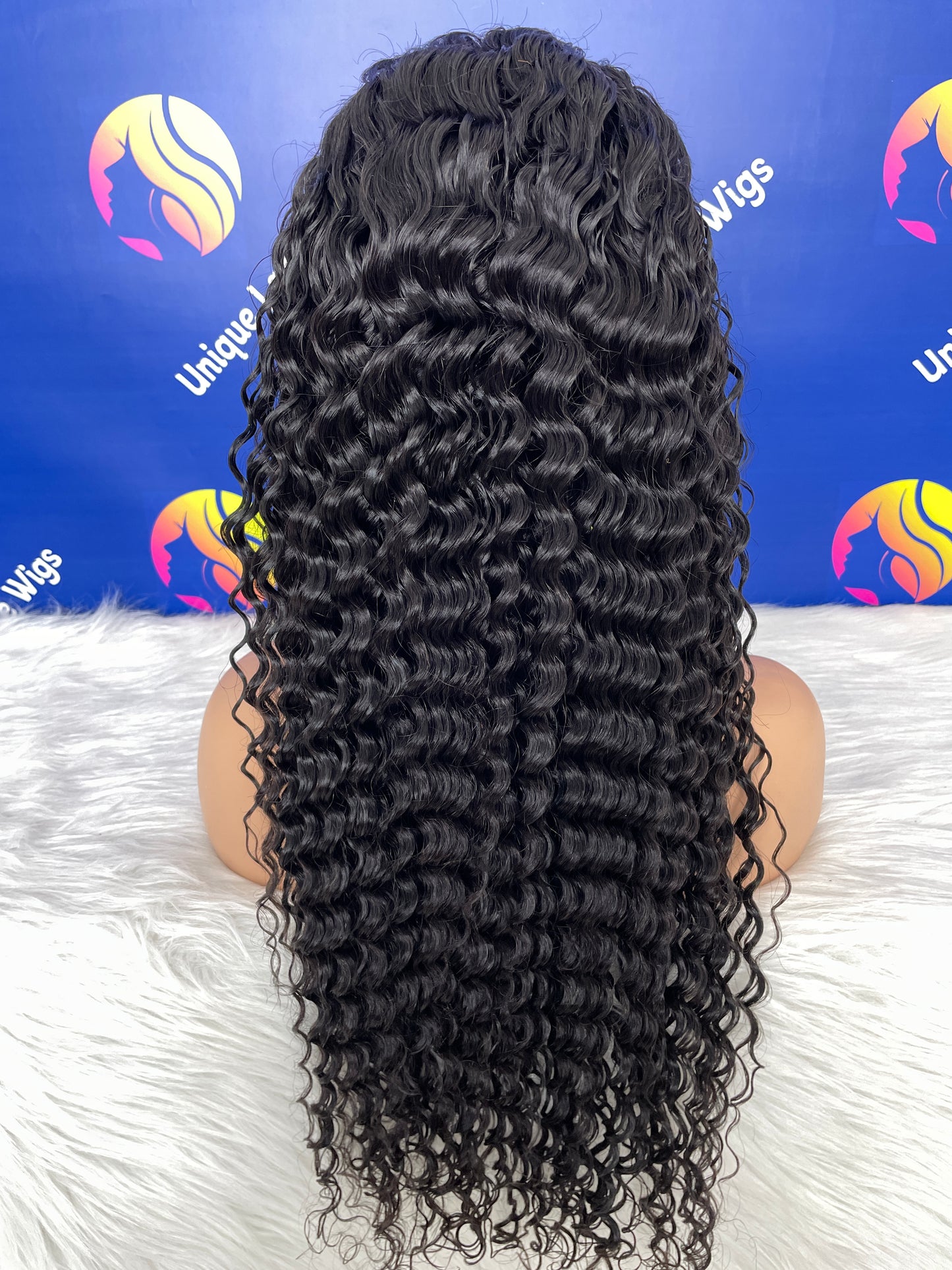 Transparent Lace Deep Wave Full Lace Wigs