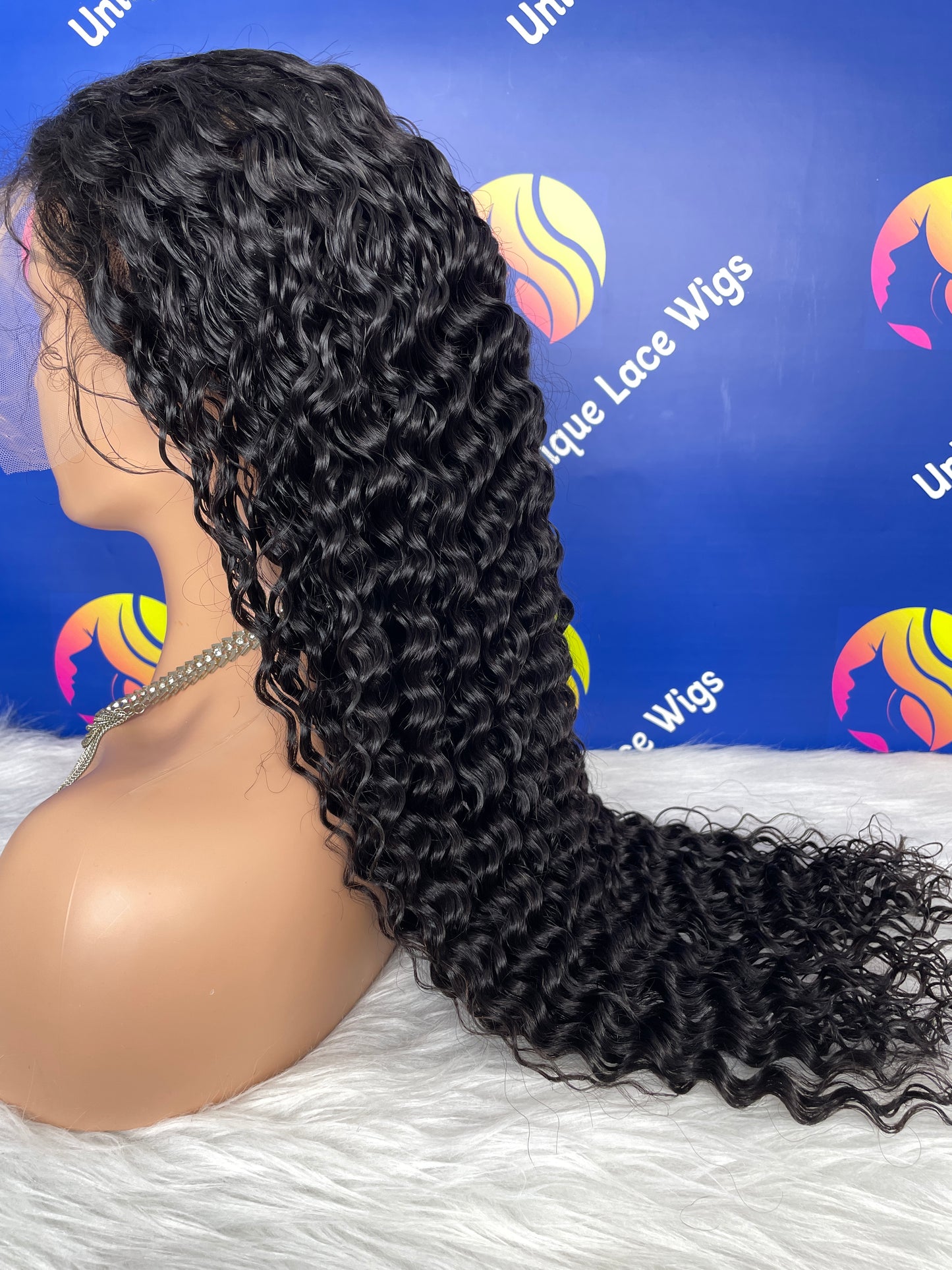 Transparent Lace Deep Wave Full Lace Wigs