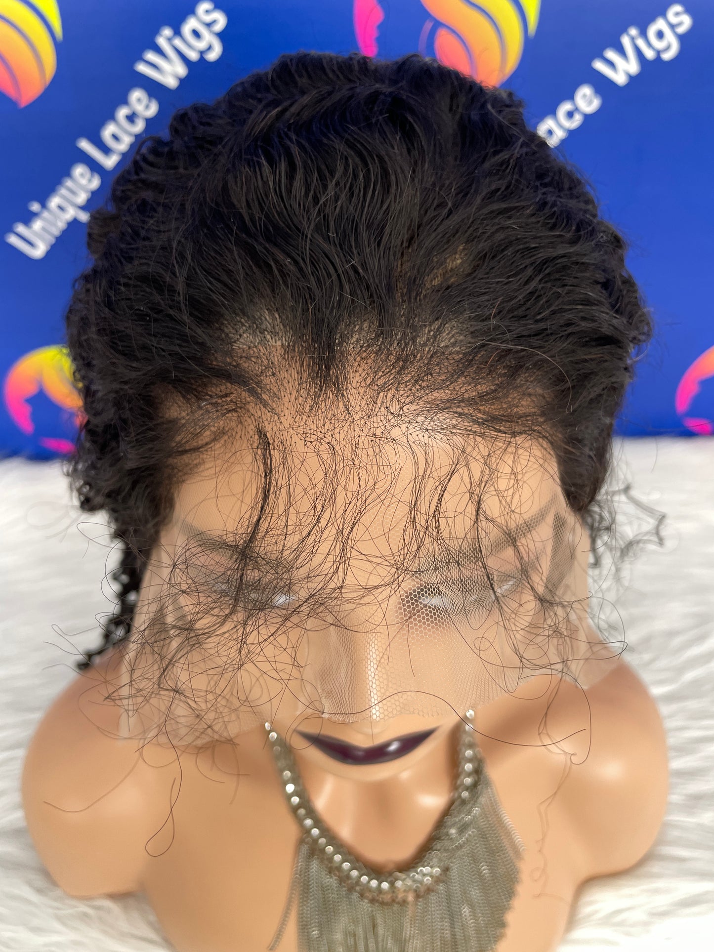 Transparent Lace Deep Wave Full Lace Wigs