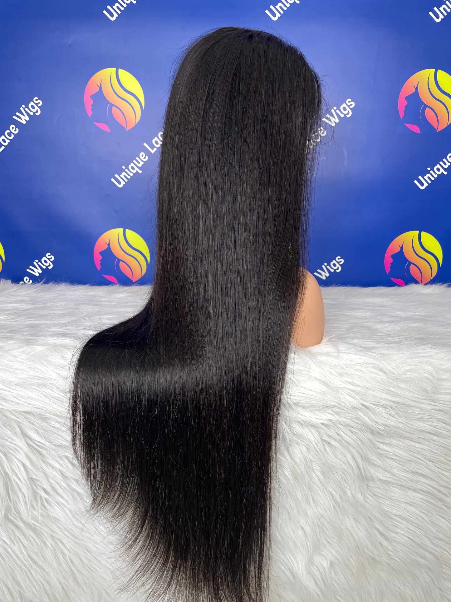 5x5 HD Lace Straight Closure Wig