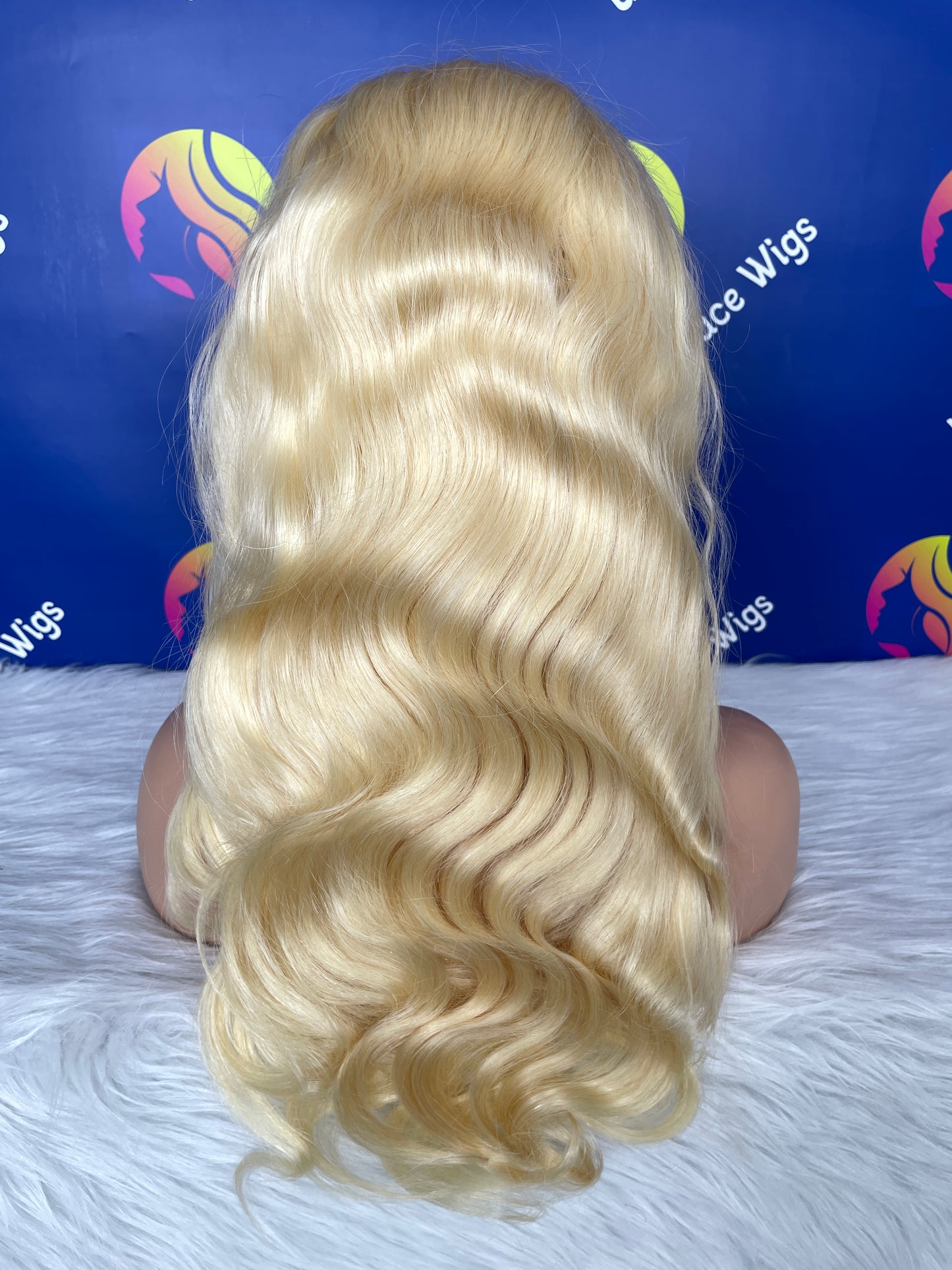13x6 Body Wave Lace Frontal Wig Blonde Color 613