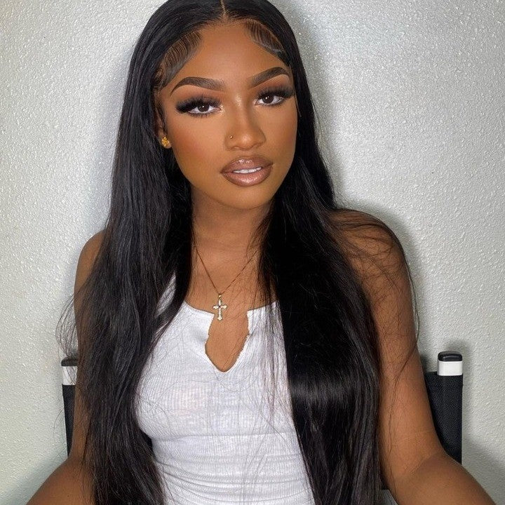 5x5 HD Lace Straight Closure Wig