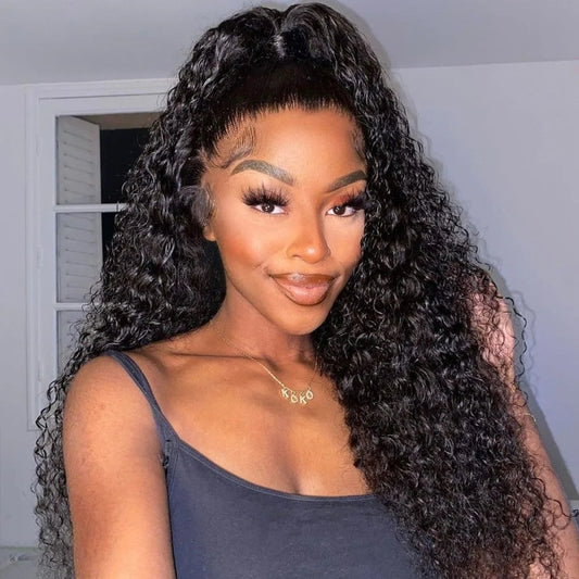 13x6 HD Lace Curly Lace Frontal Wig