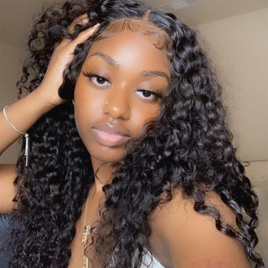 5x5 HD Lace Deep Wave Closure Wig