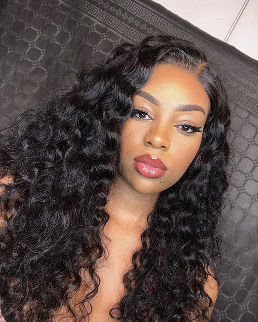 Transparent Lace Deep Wave Full Lace Wigs