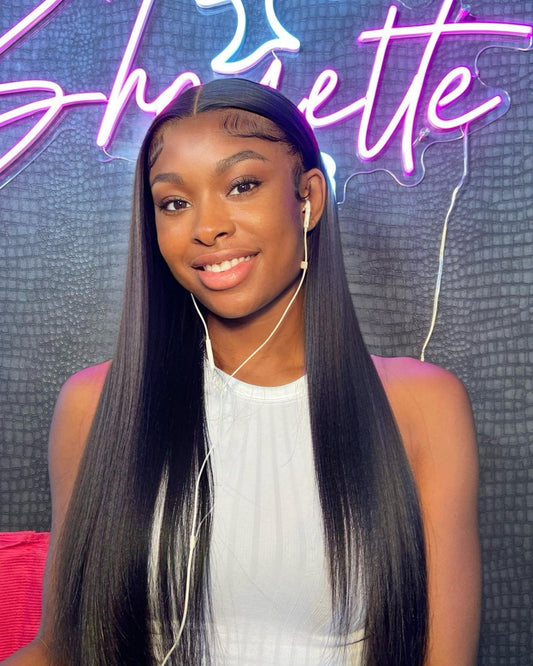 Transparent Lace Straight Full Lace Wigs